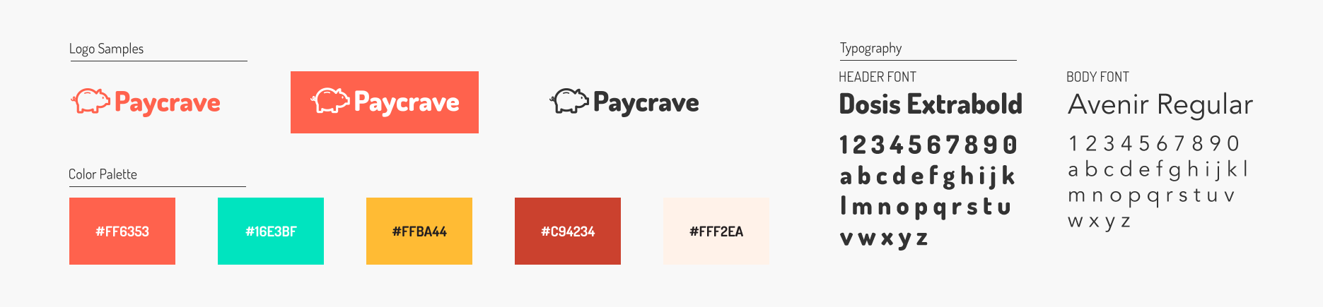 Paycrave Style Guide